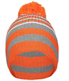 Spirit Pom Beanie ORANGE/HEATHER GREY/WHITE
