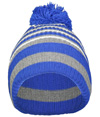 Spirit Pom Beanie ROYAL/HEATHER GREY/WHITE