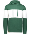 All American Hoodie DARK GREEN HEATHER/WHITE