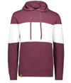 All American Hoodie MAROON HEATHER/WHITE