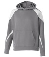 Youth Prospect Hoodie CHARCOAL HEATHER/WHITE