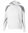 Youth Prospect Hoodie WHITE/CHARCOAL HEATHER