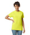 Ultra Cotton Adult Pocket Tee SAFETY GREEN (50C/50P)