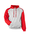 Athletic Fleece Youth Hood OXFORD/RED