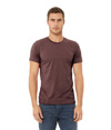 Unisex CVC Short Sleeve Tee HEATHER MAROON