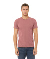 Unisex CVC Short Sleeve Tee HEATHER MAUVE