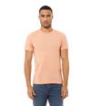 Unisex CVC Short Sleeve Tee HEATHER PEACH