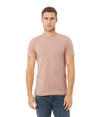 Unisex CVC Short Sleeve Tee HEATHER PRISM PEACH (99C/1P)
