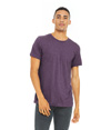Unisex CVC Short Sleeve Tee HEATHER TEAM PURPLE