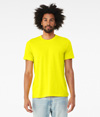 Unisex CVC Short Sleeve Tee NEON YELLOW