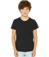 Youth CVC Short Sleeve Tee BLACK HEATHER (90C/10P)