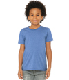 Youth CVC Short Sleeve Tee HEATHER COLUMBIA BLUE