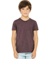 Youth CVC Short Sleeve Tee HEATHER MAROON
