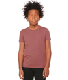 Youth CVC Short Sleeve Tee HEATHER MAUVE