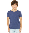 Youth CVC Short Sleeve Tee HEATHER NAVY