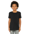 Youth CVC Short Sleeve Tee SOLID BLACK BLEND