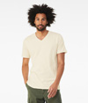Unisex Jersey V-Neck Tee NATURAL