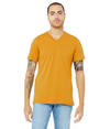 Unisex Jersey V-Neck Tee MUSTARD