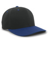 Cotton Poly Cap BLACK/ROYAL