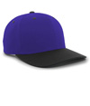 Cotton Poly Cap PURPLE/BLACK