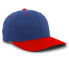 Cotton Poly Cap ROYAL/RED