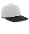 Cotton Poly Cap SILVER/BLACK