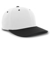 Cotton Poly Cap WHITE/BLACK