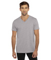 Cotton V-Neck HEATHER GRAY (90C/10P)