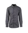 Mens Stretch Poplin GREY/BLACK