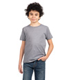 Youth Cotton T-Shirt HEATHER GRAY (90C/10P)