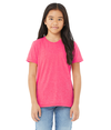 Youth Triblend Tee CHARITY PINK TRIBLEND