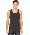 Unisex Triblend Tank CHARCOAL BLACK TRIBLEND