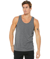 Unisex CVC Tank DEEP HEATHER