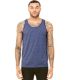 Unisex CVC Tank HEATHER NAVY