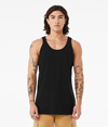 Unisex CVC Tank SOLID BLACK BLEND