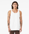 Unisex CVC Tank SOLID WHITE BLEND