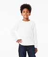 Youth Heavyweight Long Sleeve WHITE