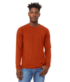 Unisex Triblend Long Sleeve BRICK TRIBLEND