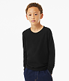Youth Triblend Long Sleeve Tee SOLID BLACK TRIBLEND