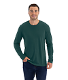Cotton Long Sleeve T-Shirt FOREST GREEN