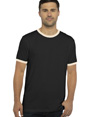 Cotton Ringer T-Shirt BLACK/NATURAL