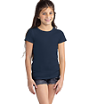 Girls Cotton Princess T-Shirt MIDNIGHT NAVY