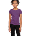 Girls Cotton Princess T-Shirt PURPLE RUSH