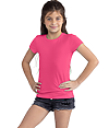 Girls Cotton Princess T-Shirt RASPBERRY