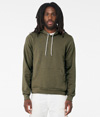 Unisex Pullover Hoodie HEATHER OLIVE