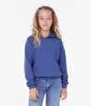 Youth Sponge Fleece Hoodie HEATHER TRUE ROYAL