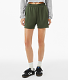 Womens Cut Off Sweatshort MILITARY GREEN