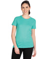 Womens Cotton T-Shirt TAHITI BLUE