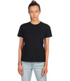 Womens Cotton Relaxed Tee BLACK
