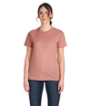 Womens Cotton Relaxed Tee DESERT PINK
